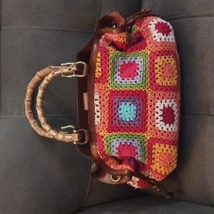 Patricia Nash Square Knit Purse